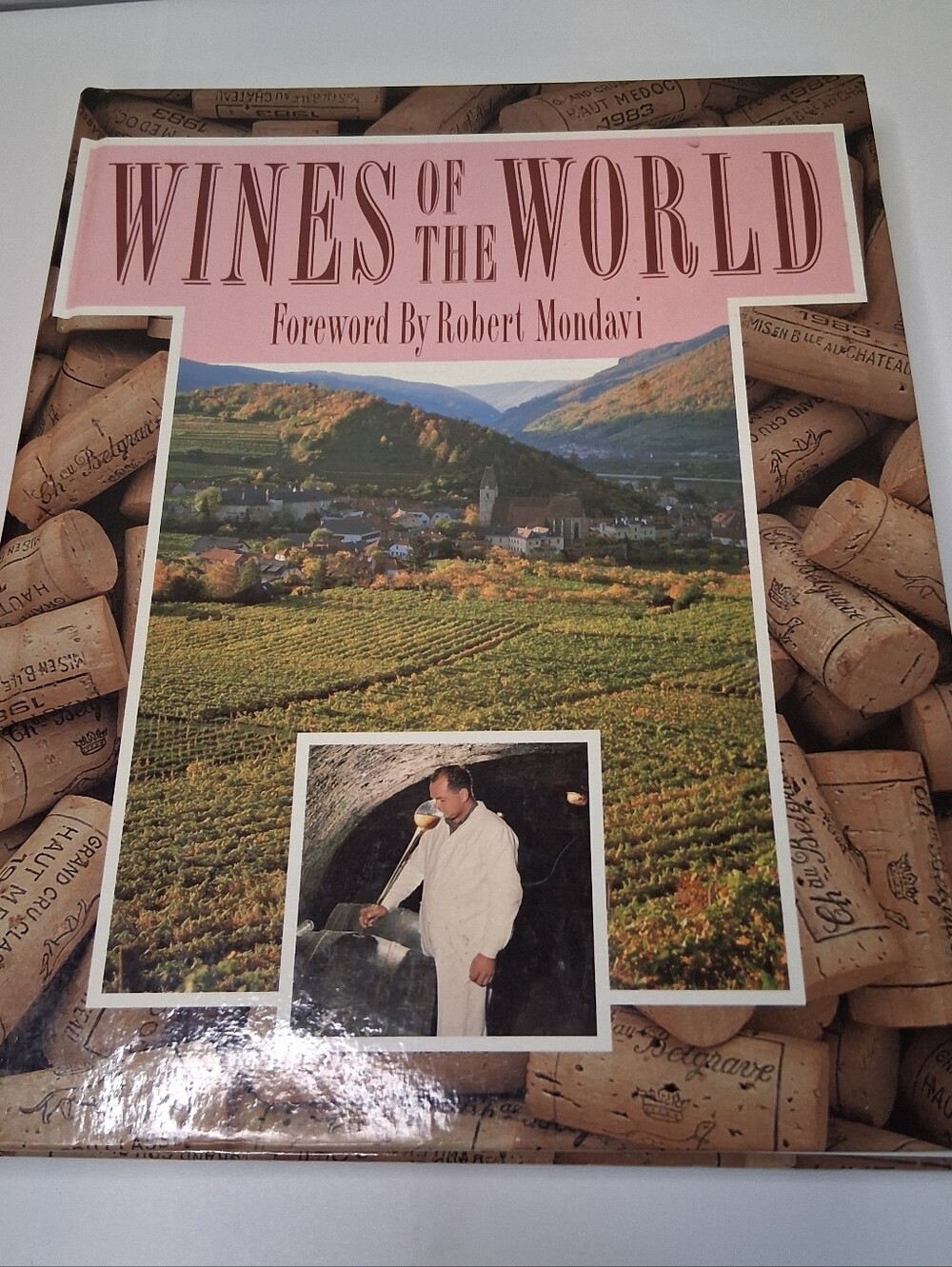 Wines of the World Hardcover Book - Pink & Cork Cover